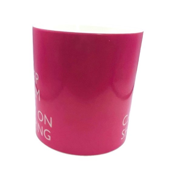 Keep Calm And Carry On Shopping Ceramic Coffee Mug by Kent Pottery NWT - Picture 4 of 8